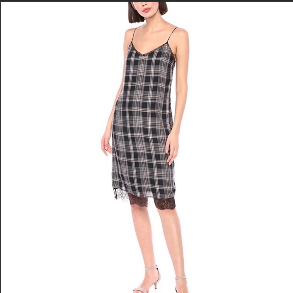 Paige Nereyda Dress Plaid Size Medium